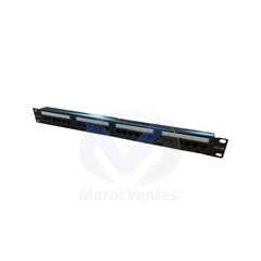 Panneau de brassage 24 ports CAT6A UTP